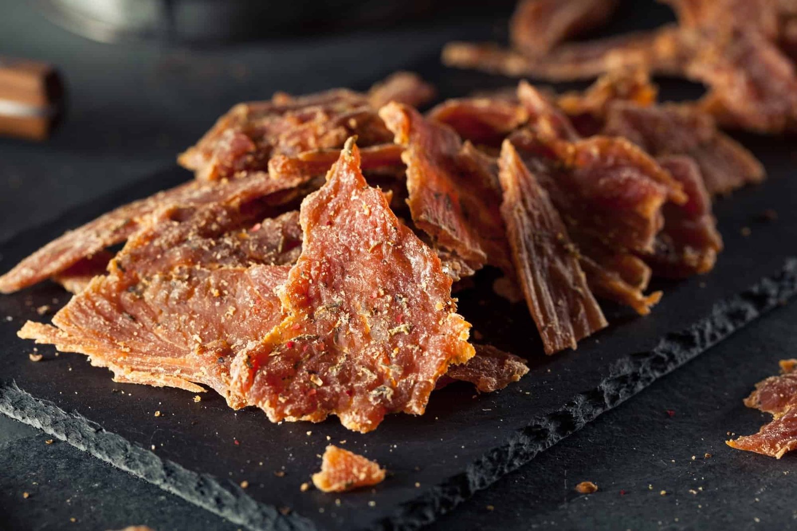 Healthy Dry Turkey Jerky with Herbs and Spices