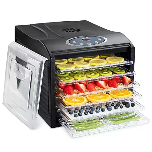 Ivation 6 Tray Countertop Digital Food Dehydrator Drying Machine