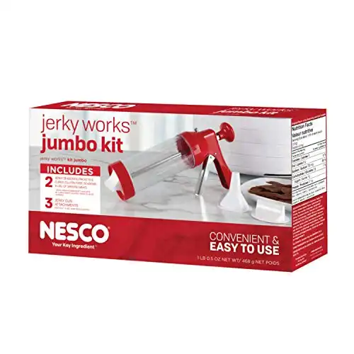 Nesco Jumbo Works Beef Jerky kit, 1, Red