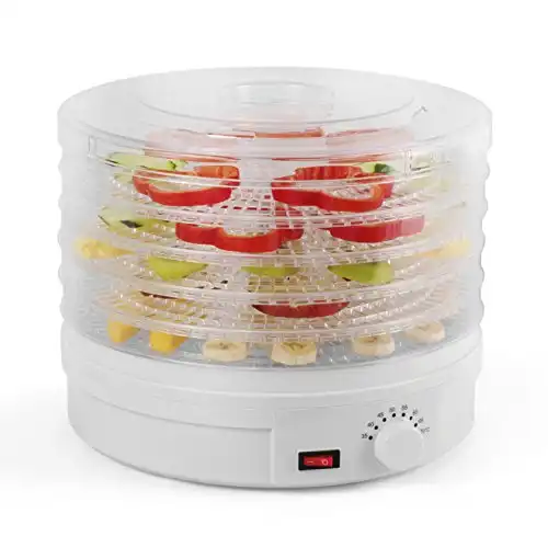 Westinghouse Food Dehydrator, Beef Jerky Maker, Food Preservation Device, Food Dehydration Machine, Dried Fruits and Vegetables Maker, Countertop Small Kitchen Appliance, WFD101W