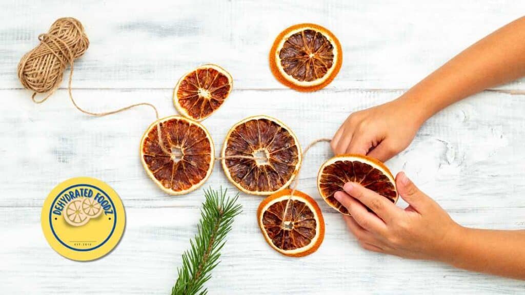 How to Make Dried Orange Garland