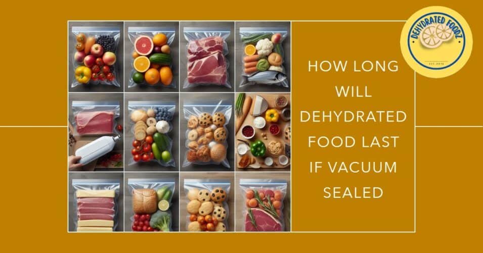 Maximizing Shelf Life How Long Will Dehydrated Food Last If Vacuum Sealed?