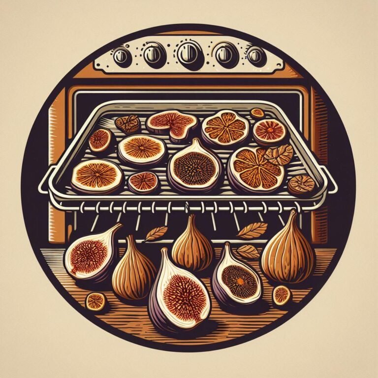 image of sliced figs in oven tray.