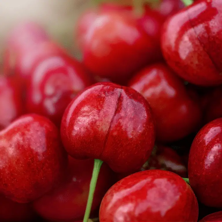 Cherries overlapped one each other