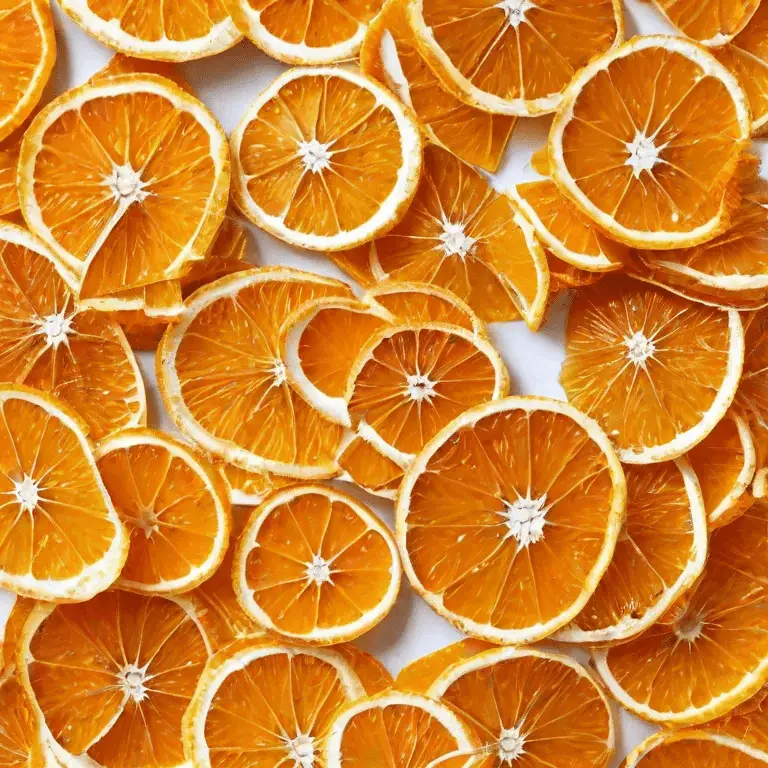 slices of oranges overlapped on each other