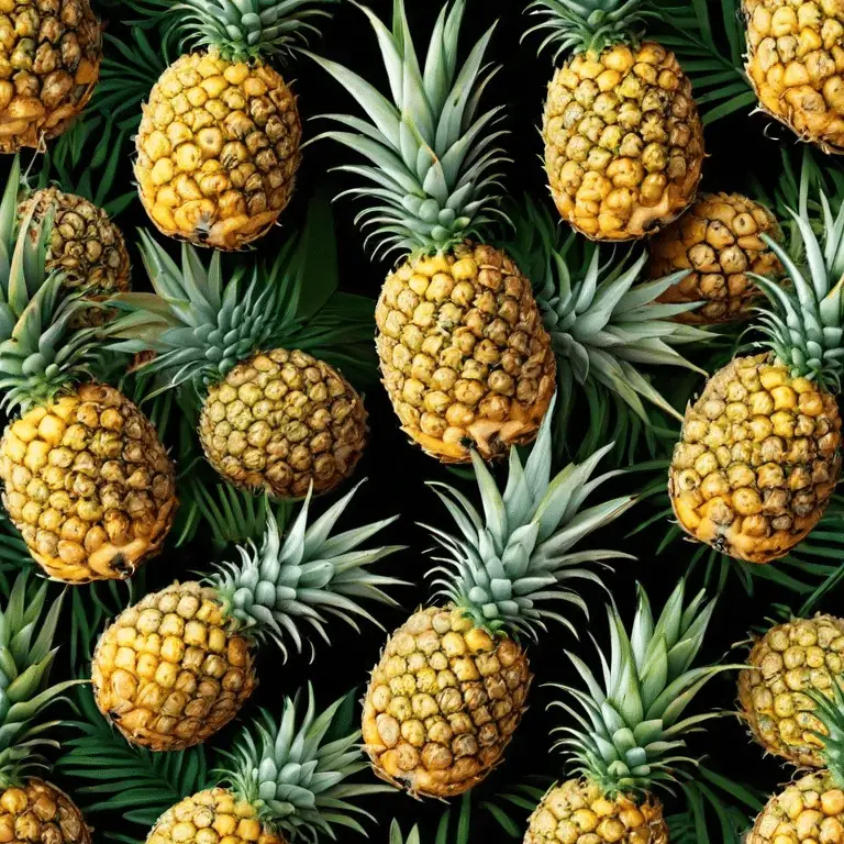 pineapples ovelapped on each other