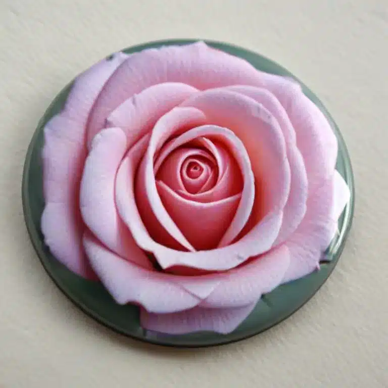 rose petal dehydrated flower magnet