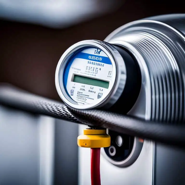 Image of a Electric meter reading.