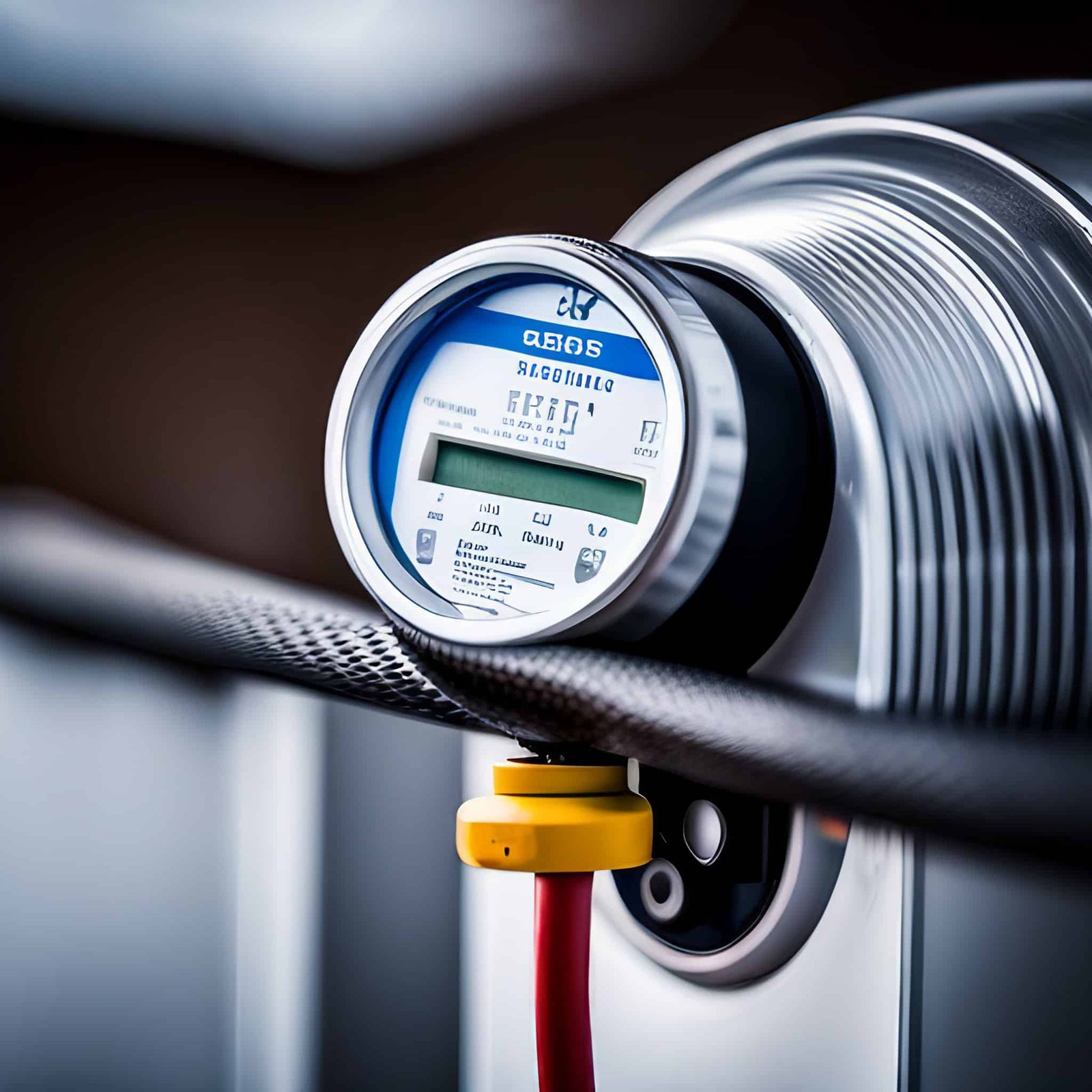 Image of a Electric meter reading.