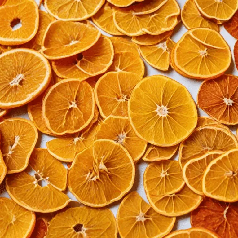 sliced dried orange slices overlapped on each other