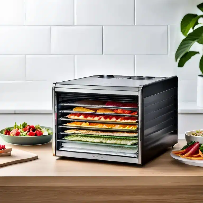 high end food dehydrator on a kitchen table