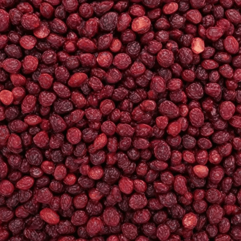 dried cranberries ovelapped on each other