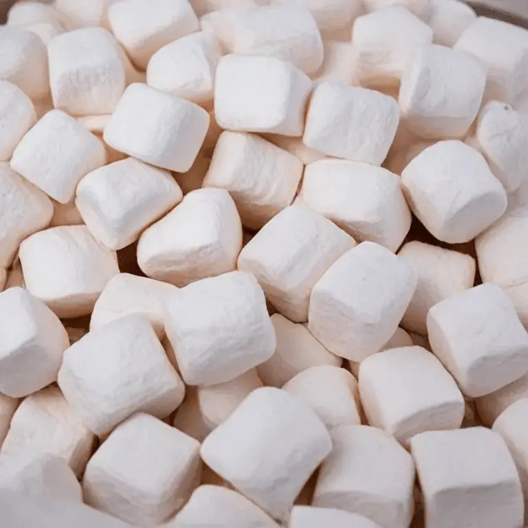 marshmallows overlapped on each other