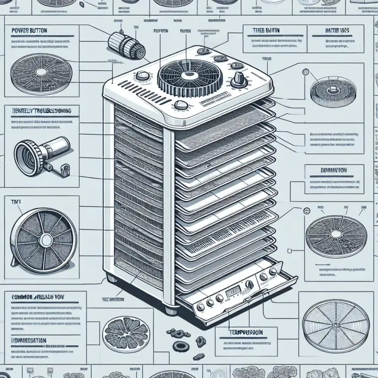 an image of a guide showing how to fix your food dehydrator