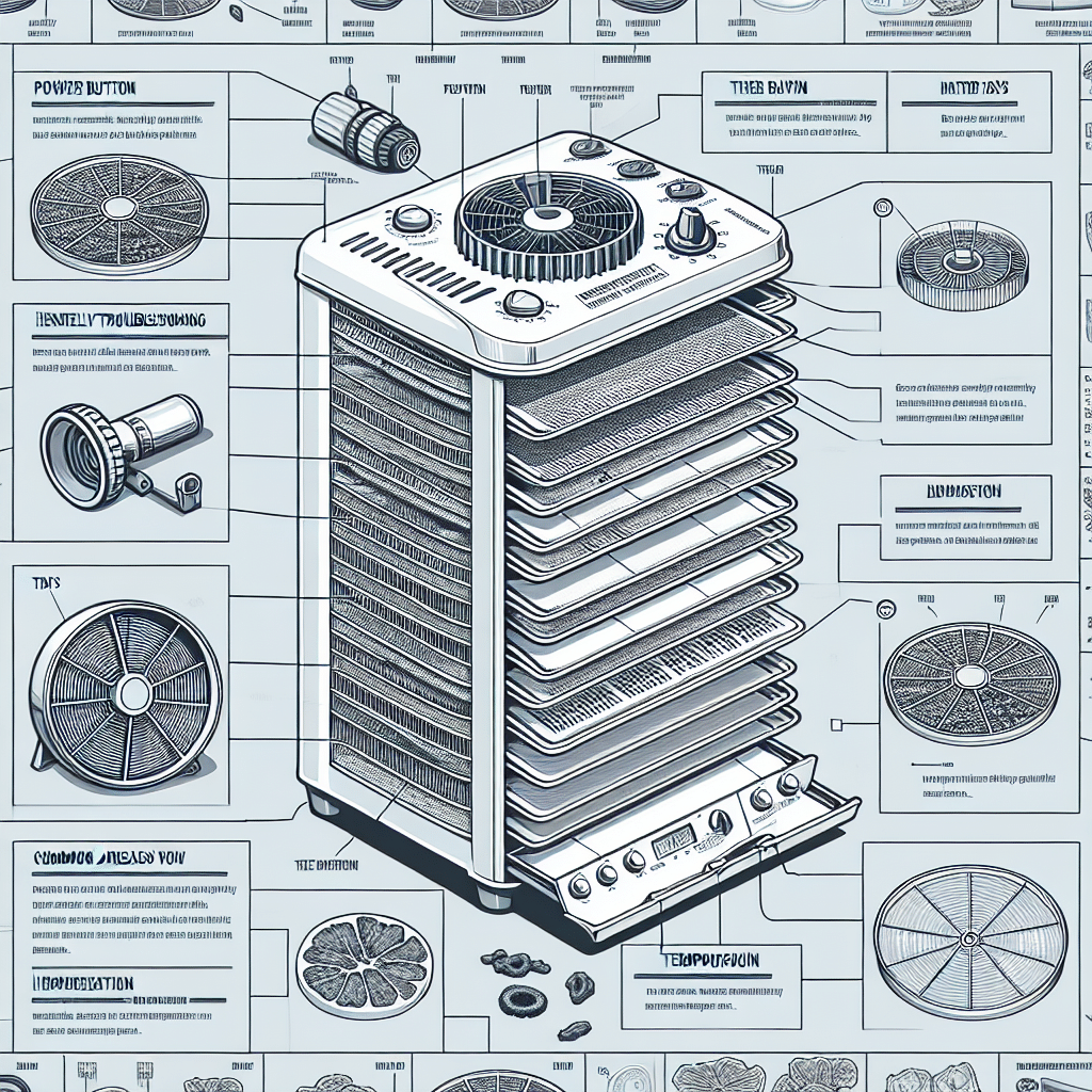 an image of a guide showing how to fix your food dehydrator