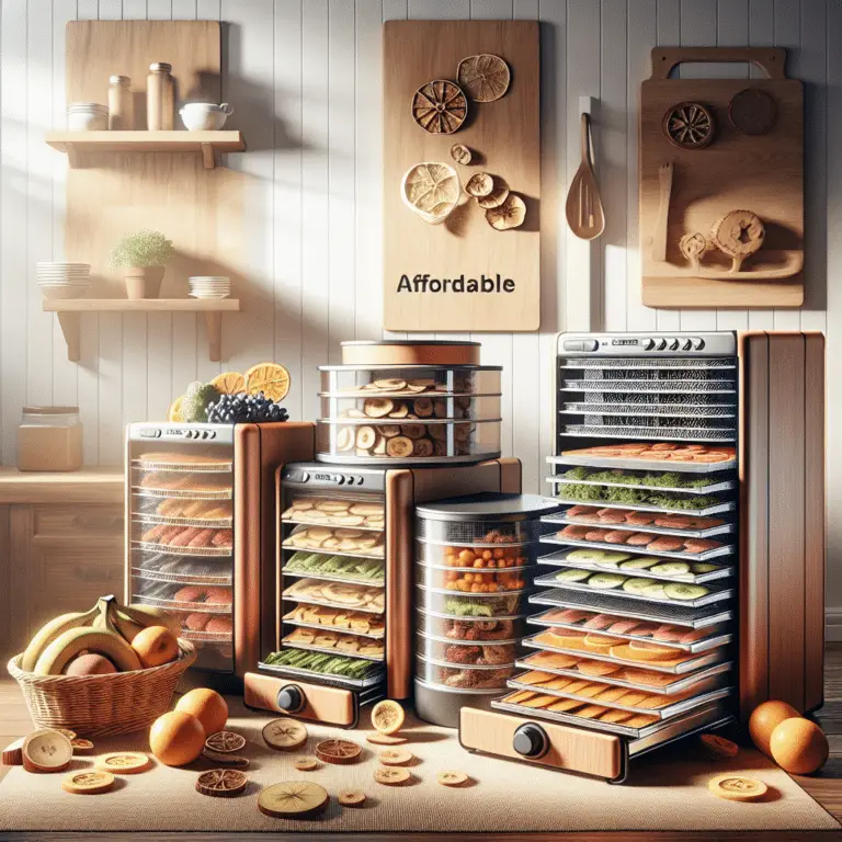 top food dehydrators on a wooden table