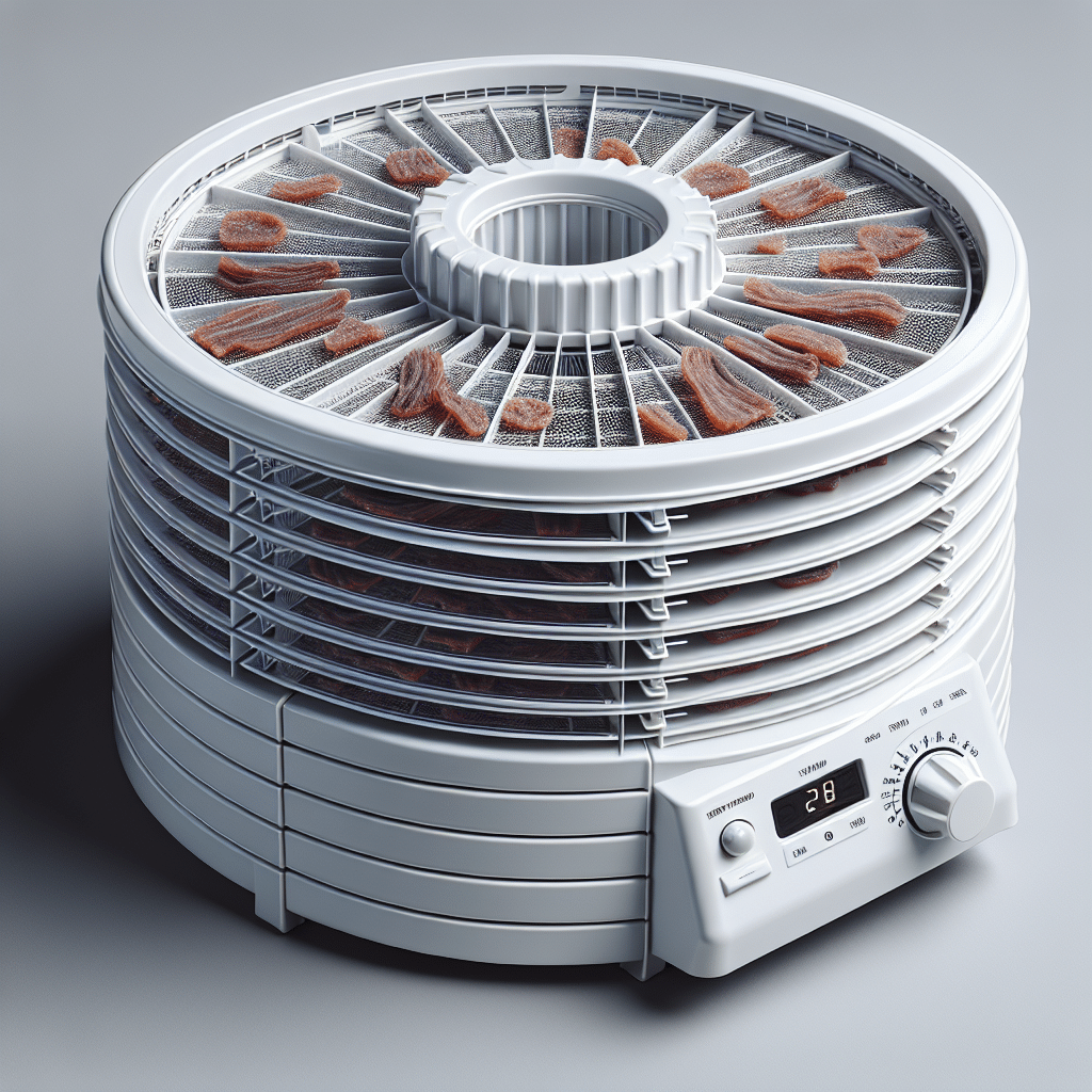 A user-friendly Nesco Jerky Xpress dehydrator, showcasing key features and step-by-step Nesco Jerky Xpress instructions for making homemade jerky.