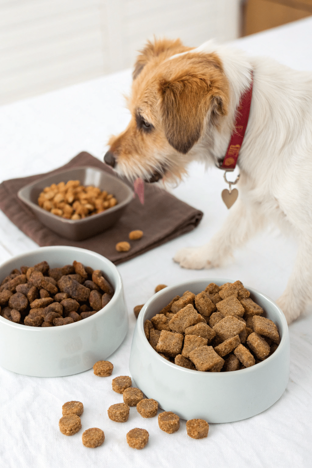 simple liver dog snacks in a bowl