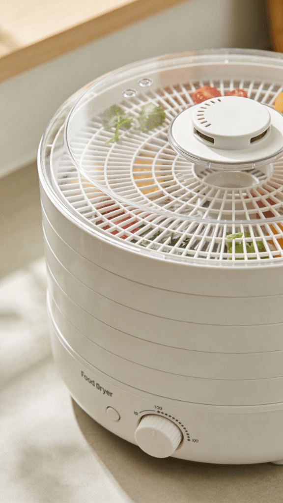A white food dehydrator.