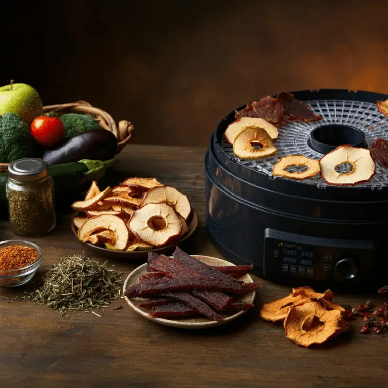 sleek black dehydrator