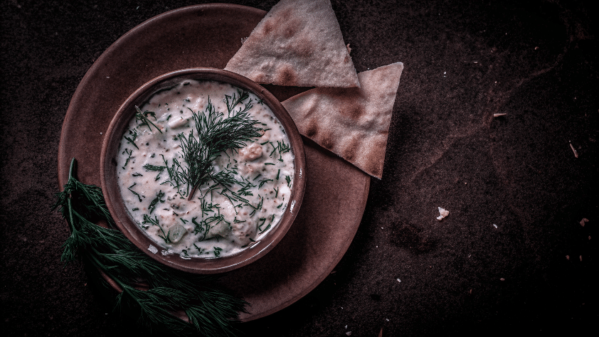 Tzatziki in a bowl